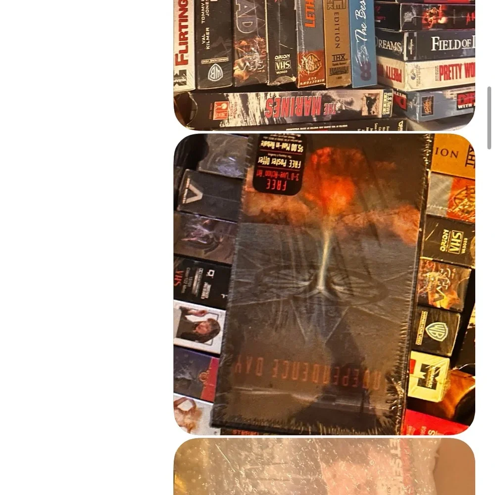 VHS Factory Sealed Large Movie Collection Vintage Lot